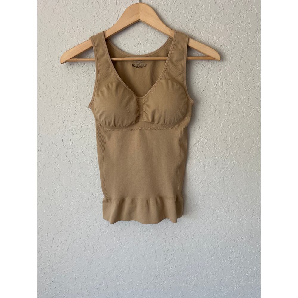 CamiShaper 🌿Tank Top Shapewear Beige Nude Size Large L Slimming Compression
